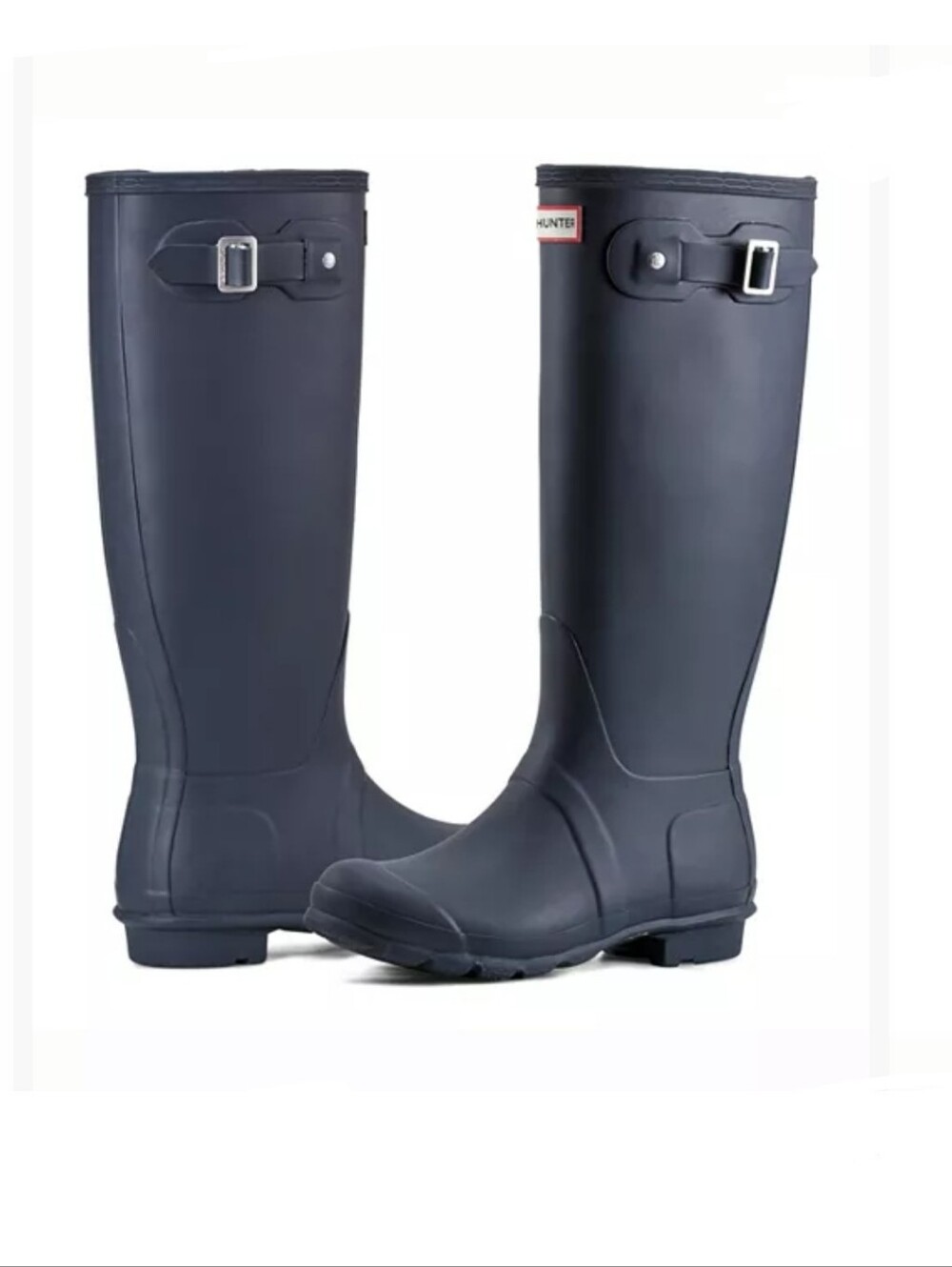 Hunter Women's Original Tall Waterproof Knee High Rain Boot Navy US 7 EU 38 UK 5